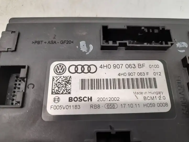 Audi A6 C7 (2011 - 2014) 4H0907063BF Модуль комфорта — фото 5