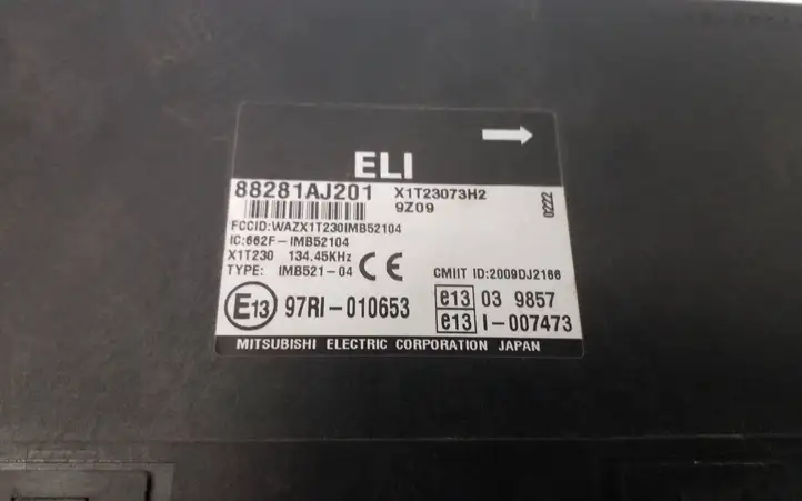 Subaru Outback (2009 - 2014) 88281AJ201 Модуль комфорта — фото 4