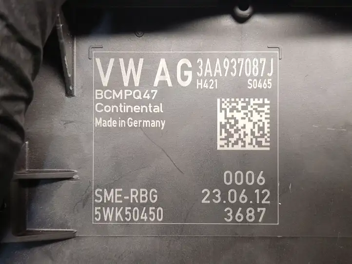 Volkswagen Passat CC (2008 - 2012)  3AA937087J Mодуль kомфортa