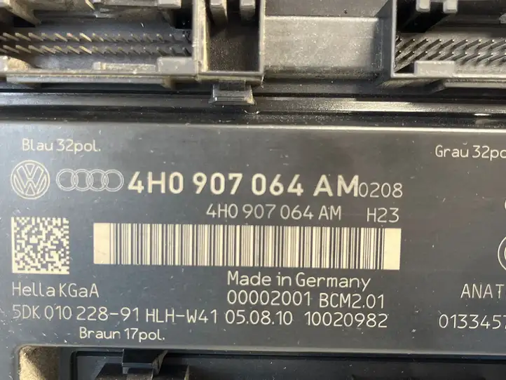 Volkswagen Touareg II (2010 - 2018) 4H0907064AM Модуль комфорта — фото 6
