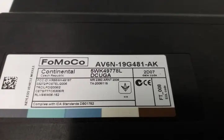 Ford Focus (2011 - 2015) AV6N19G481AK Модуль комфорта — фото 5
