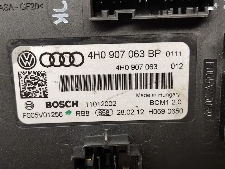Audi A6 C7 (2011 - 2014) 4H0907063BP Модуль комфорта — фото 4