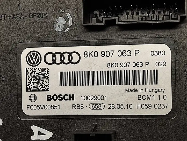 Audi A4 S4 B8 8K (2007 - 2011) 8K0907063P Модуль комфорта — фото 2