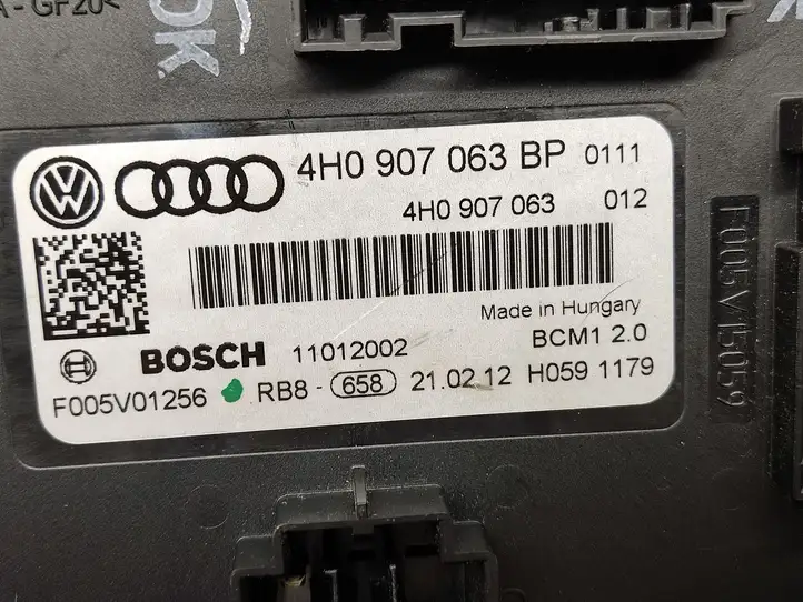 Audi A6 C7 (2011 - 2014) 4H0907063BP Модуль комфорта — фото 2