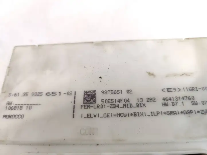 BMW 3 F30 F35 F31 (2012 - 2018) 9325651 Модуль комфорта — фото 5