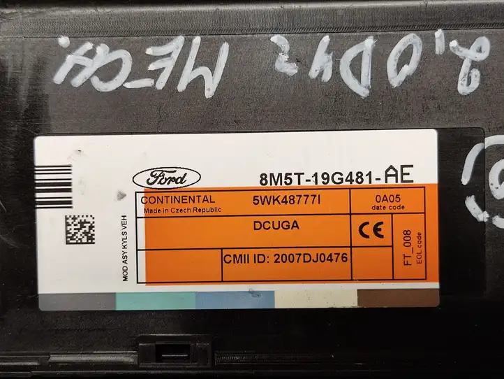 Ford Kuga I (2008 - 2012) 8M5T19G481AE Модуль комфорта — фото 2