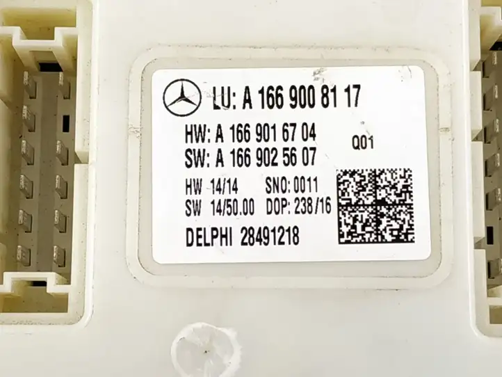 Mercedes-Benz ML W166 (2012 - 2017) Модуль комфорта — фото 2