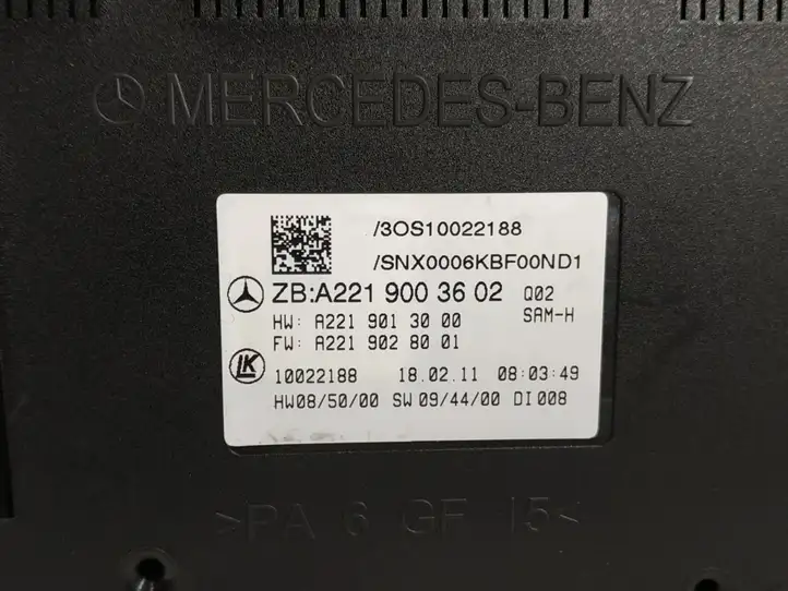 Mercedes-Benz S W221 (2005 - 2013) Модуль комфорта — фото 5