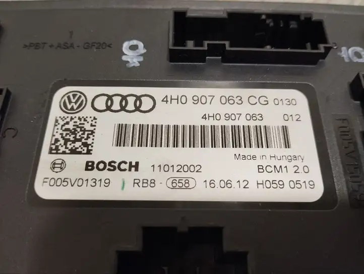 Audi A6 C7 (2011 - 2014) 4H0907063CG Модуль комфорта — фото 3