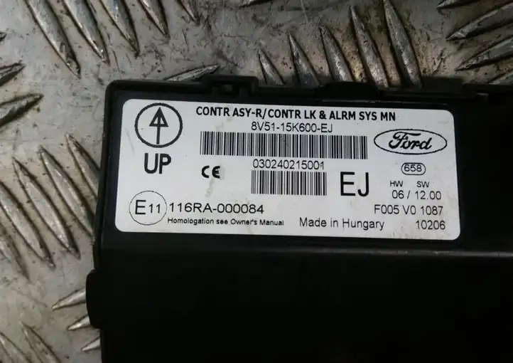 Ford Fiesta (2009 - 2012) 8V5115K600 Модуль комфорта — фото 3