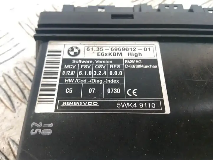 BMW 5 E60 E61 (2004 - 2010) 6969012 Модуль комфорта — фото 2
