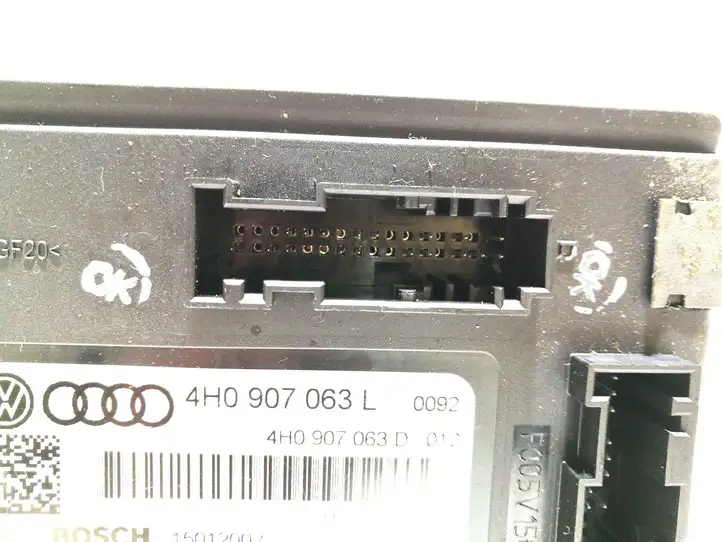Audi A8 S8 D4 4H (2010 - 2014) 4H0907063L Модуль комфорта — фото 6