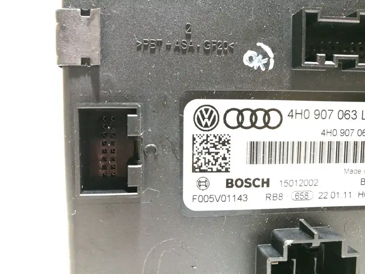 Audi A8 S8 D4 4H (2010 - 2014) 4H0907063L Модуль комфорта — фото 8