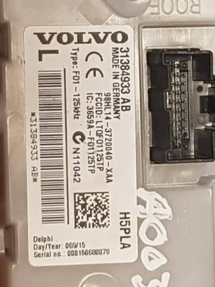 Volvo S60 (2013 - 2018) 31384933 Модуль комфорта — фото 2