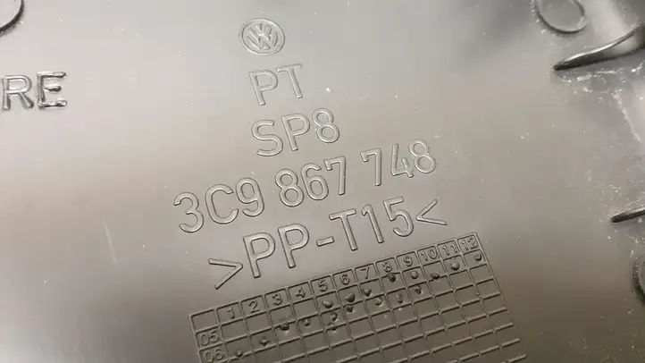 Volkswagen PASSAT B6 (2005 - 2010) 3C9867748 Прочие детали салона — фото 3