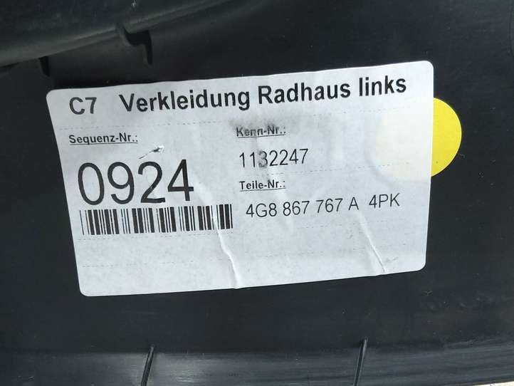 Audi RS 7 (2014 - 2018)  4G8867767A Отделка заднего порога (внутренняя)