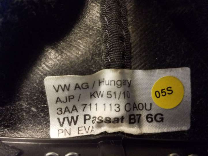 Volkswagen PASSAT B7 (2011 - 2014)  3AA711113C Отделка рычага переключения передач (кожа, головка)