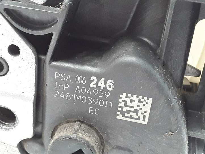 Citroen C3 (2009 - 2013)  2481M0390I1 Передняя звукоизоляция