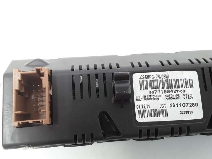Citroen C3 (2009 - 2013)  96771584XT Экран/ дисплей / маленький экран
