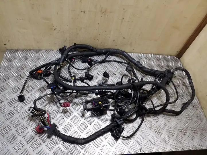 Audi Q7 (2009 - 2015)   Проводка двигателя