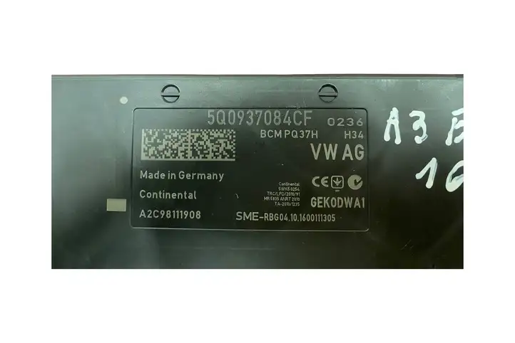 Audi A3/S3 8V (2012 - 2016) 5Q0937084CF Модуль комфорта — фото 5