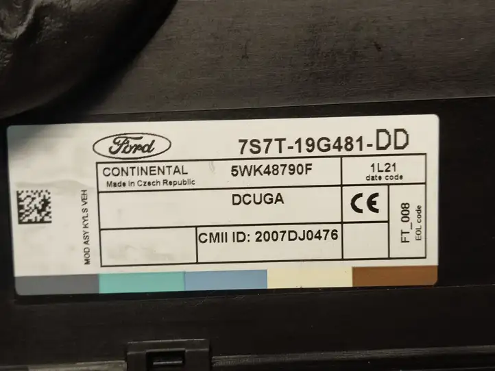 Ford Mondeo MK IV (2007 - 2014) 7S7T19G481DD Модуль комфорта — фото 2