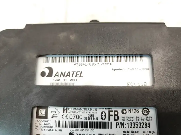 Opel Astra J (2009 - 2012) 13353284 Bluetooth модуль — фото 3
