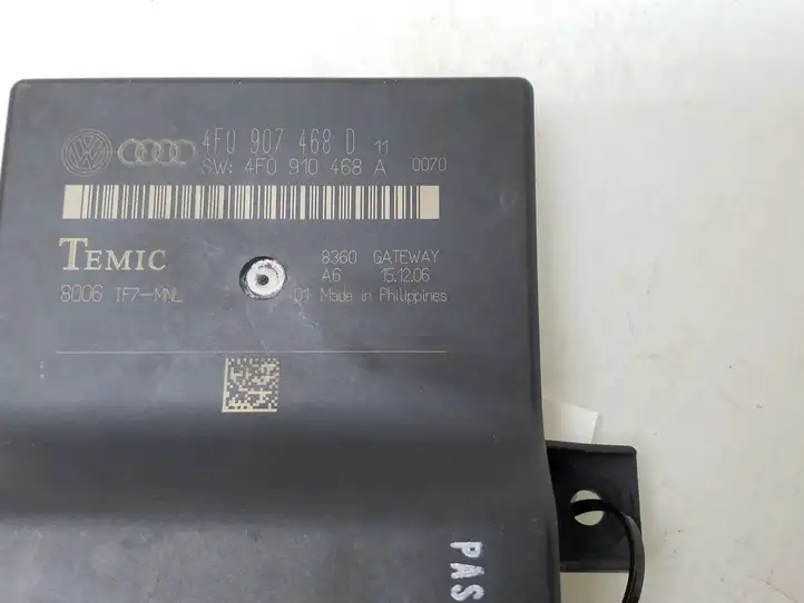 Audi A6 S6 C6 4F (2004 - 2008) 4F0907468 Прочие блоки управления — фото 5