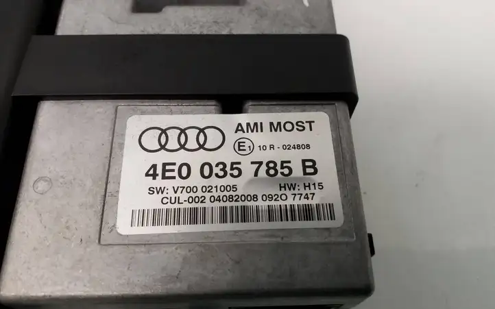 Audi A6 S6 C6 4F (2004 - 2008) 4E0035785B Прочие блоки управления — фото 2