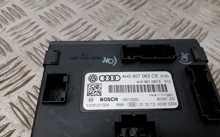 Audi A6 C7 (2011 - 2014) 4H0907063CE Модуль комфорта — фото 2