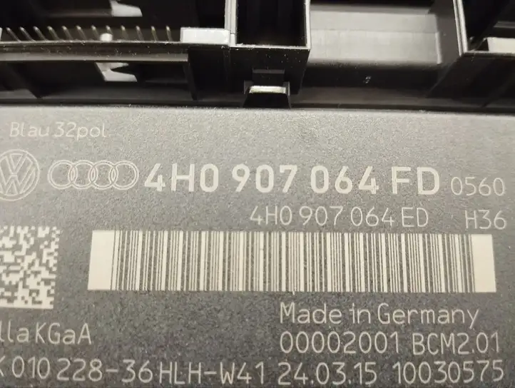 Audi A8 S8 D4 4H (2013 - 2017) 4H0907064FD Модуль комфорта — фото 3