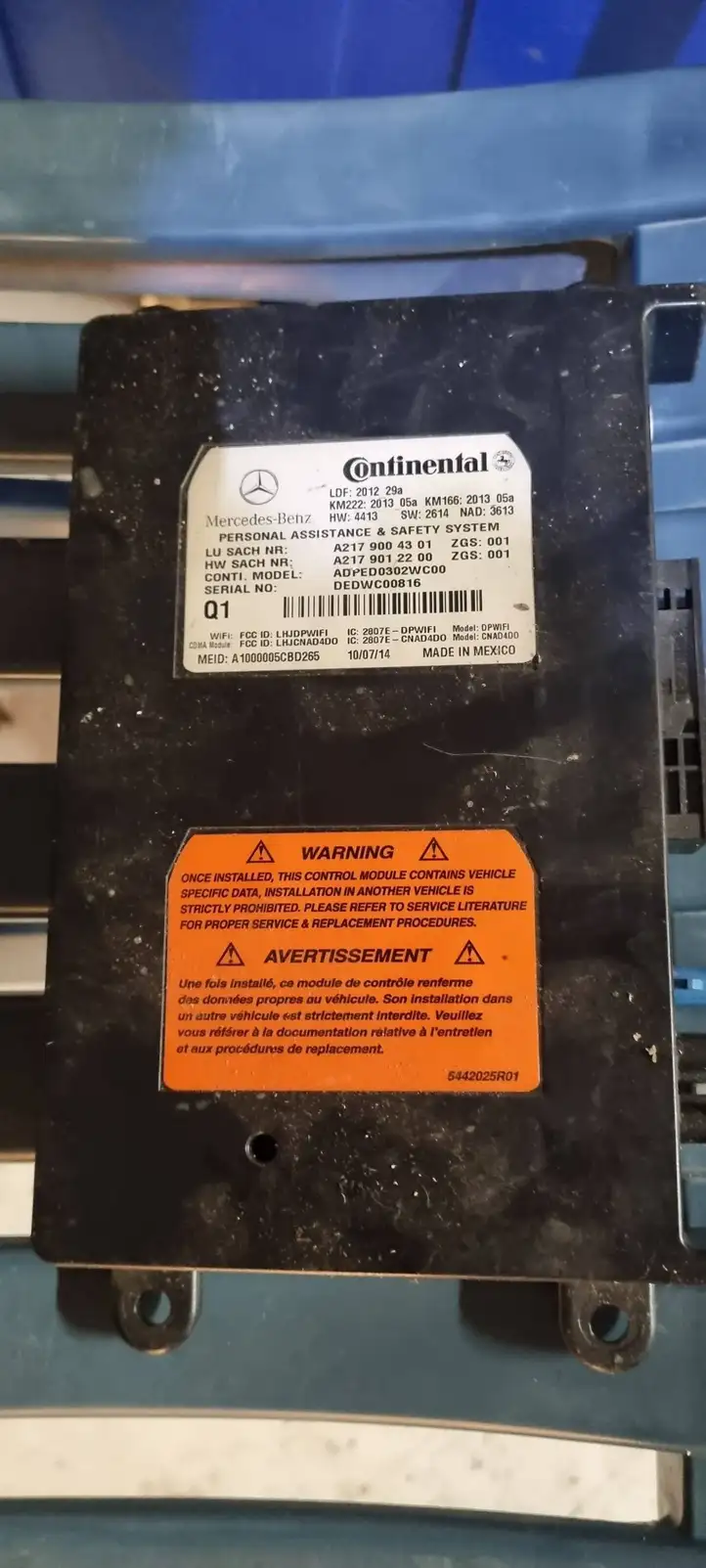Mercedes-Benz CLA C117,X117,W117 (2013 - 2019) A2179004301 Блок SAM — фото 2