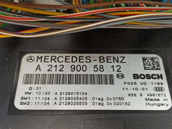 Mercedes-Benz C W204 (2007 - 2014)  A2129005812 Блок управления SAM