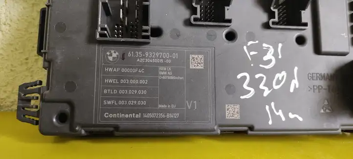 BMW 3 F30 F35 F31 (2012 - 2018) 9329700 Модуль комфорта — фото 7