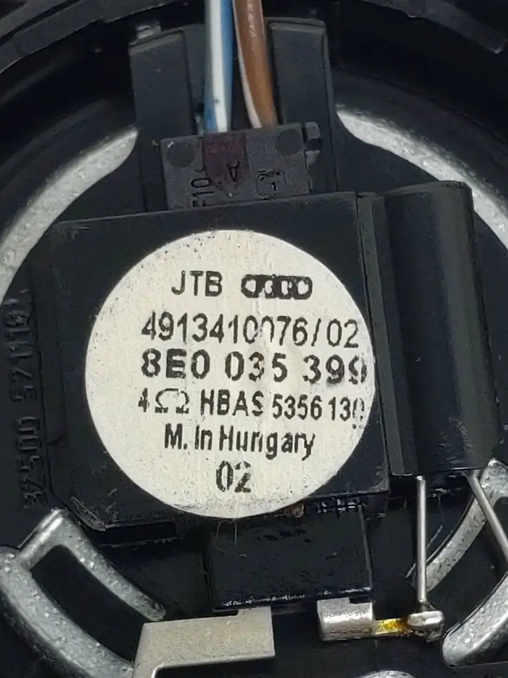 Audi A4 S4 B7 8E 8H (2004 - 2009) 8E0035399 Твитер передней двери — фото 7