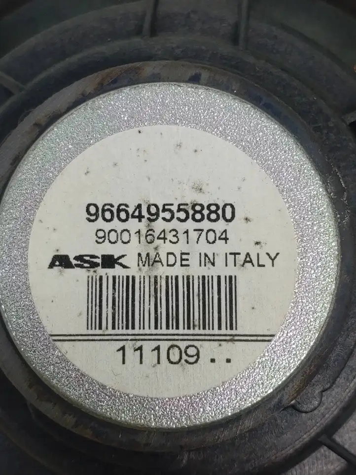 Fiat Scudo (2007 - 2016) 9664955880 Динамики передних дверей — фото 7