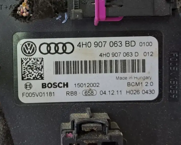 Volkswagen Touareg II (2010 - 2018) 4H0907063BD Модуль комфорта — фото 5