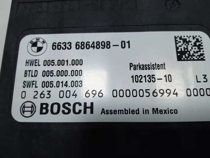 BMW 1 F20 F21 (2011 - 2019) 6864898 Блок управления парктрониками — фото 4