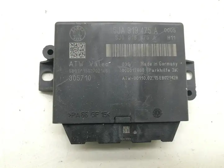 Skoda Rapid (NH) (2012 - 2019) 5JA919475A Блок управления парктрониками — фото 1