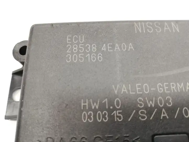 Nissan Qashqai (2013 - 2017) 285384EA0A Блок управления парктрониками — фото 2