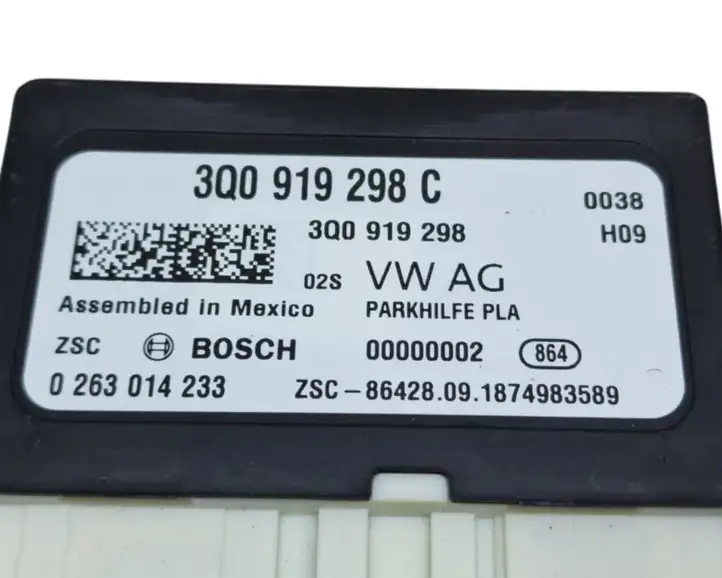 Volkswagen Tiguan (2016 - 2020) 3Q0919298C Блок управления парктрониками — фото 6