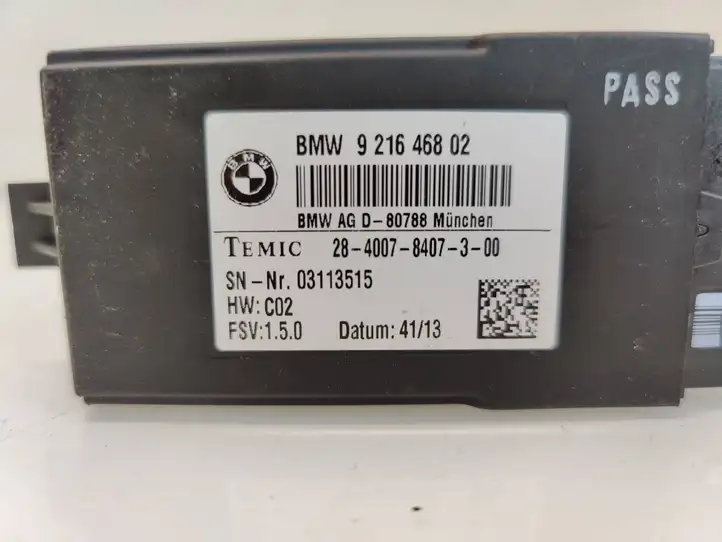 BMW 3 F30 F35 F31 (2012 - 2018) 9216468 Реле обогрева — фото 5