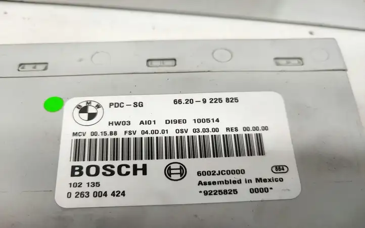 BMW 3 E90 E91 (2005 - 2012) 9225825 Блок управления парктрониками — фото 2