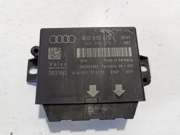 Audi A7 S7 4G (2010 - 2014) 4H0919475L Блок управления парктрониками — фото 1