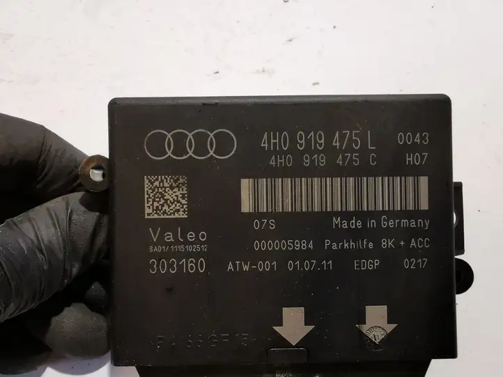 Audi A7 S7 4G (2010 - 2014) 4H0919475L Блок управления парктрониками — фото 4