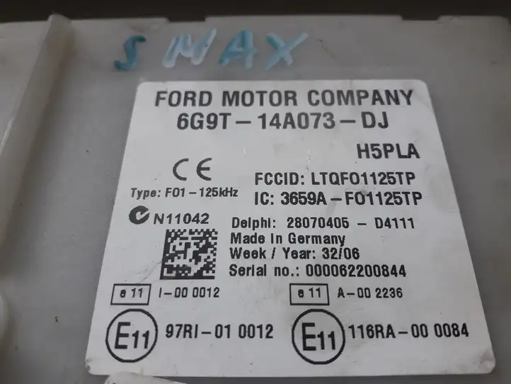 Ford S-MAX (2006 - 2010) 6G9T14A073DJ Модуль комфорта — фото 3
