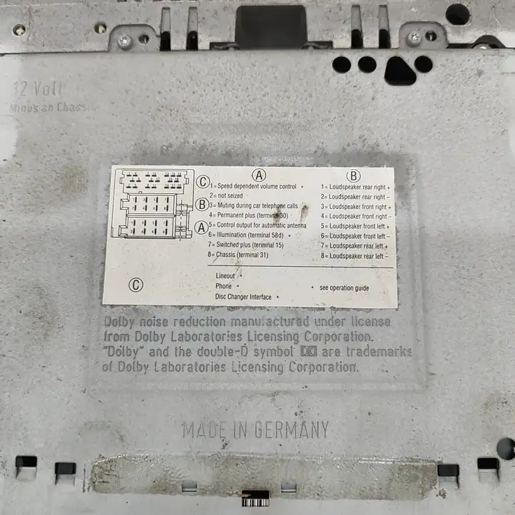 Porsche Boxster 986 (1996 - 2004)  99664512100 Радио/ проигрыватель CD/DVD / навигация