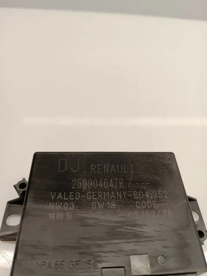 Renault Scenic III - Grand scenic III (2009 - 2016) 259904647R Блок управления парктрониками — фото 5