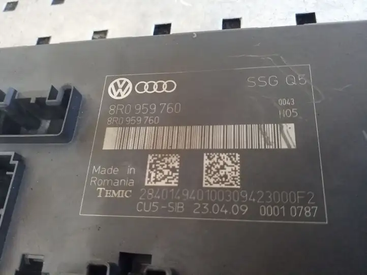 Audi Q5 SQ5 (2008 - 2012) 8R0959760 Модуль комфорта — фото 2