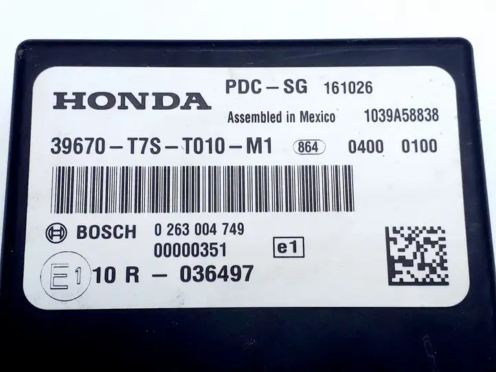 Honda HR-V (2015 - 2020) 39670T7ST010M1 Блок управления парктрониками — фото 3